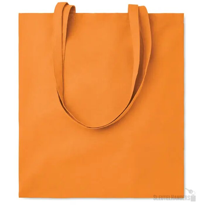 Katoenen boodschappentas Cottonel colour + oranje