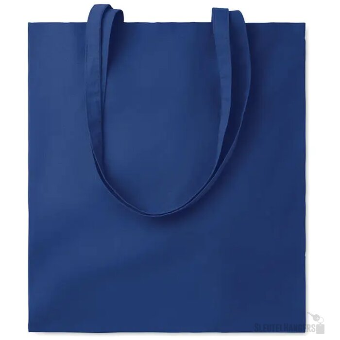 Katoenen boodschappentas Cottonel colour + blauw