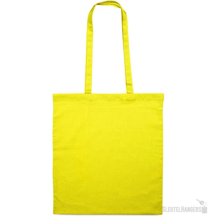 Katoenen boodschappentas Cottonel colour + geel