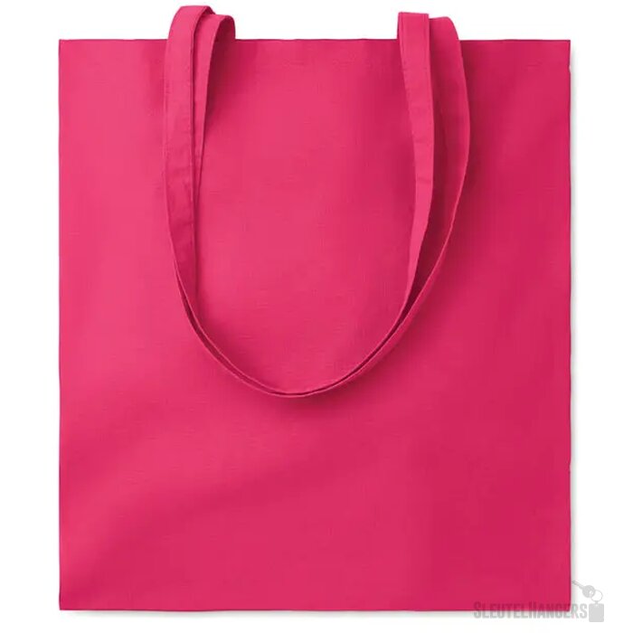 Katoenen boodschappentas Cottonel colour + fuchsia