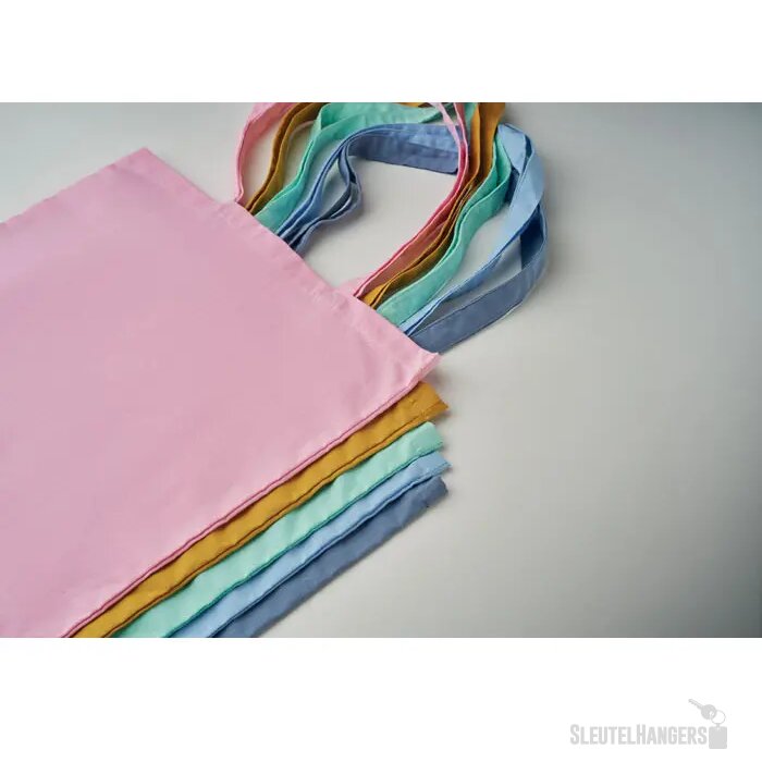 Katoenen boodschappentas Cottonel colour + babyrose