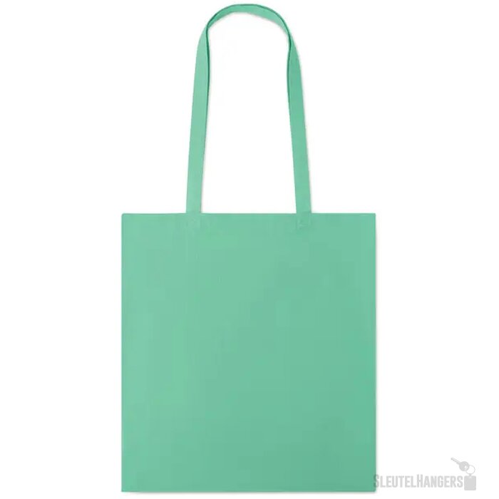 Katoenen boodschappentas Cottonel colour + mintgroen