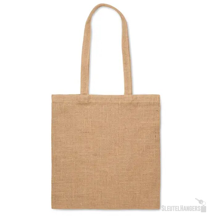 Jute boodschappentas Zolang beige