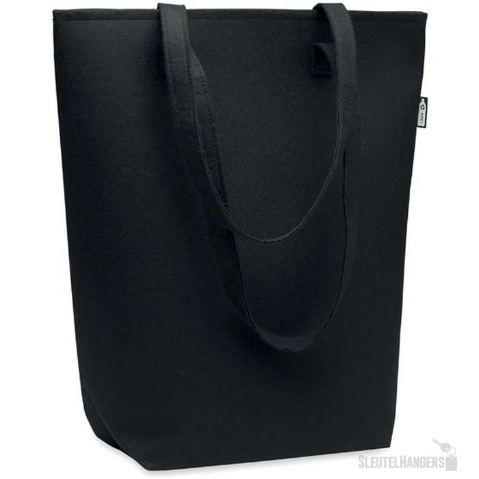 Rpet vilten boodschappentas Nata zwart