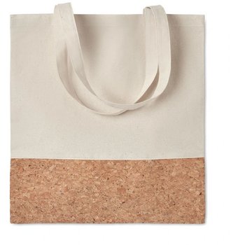 Boodschappentas met kurk Illa tote beige Boodschappentas met kurk Illa tote beige
