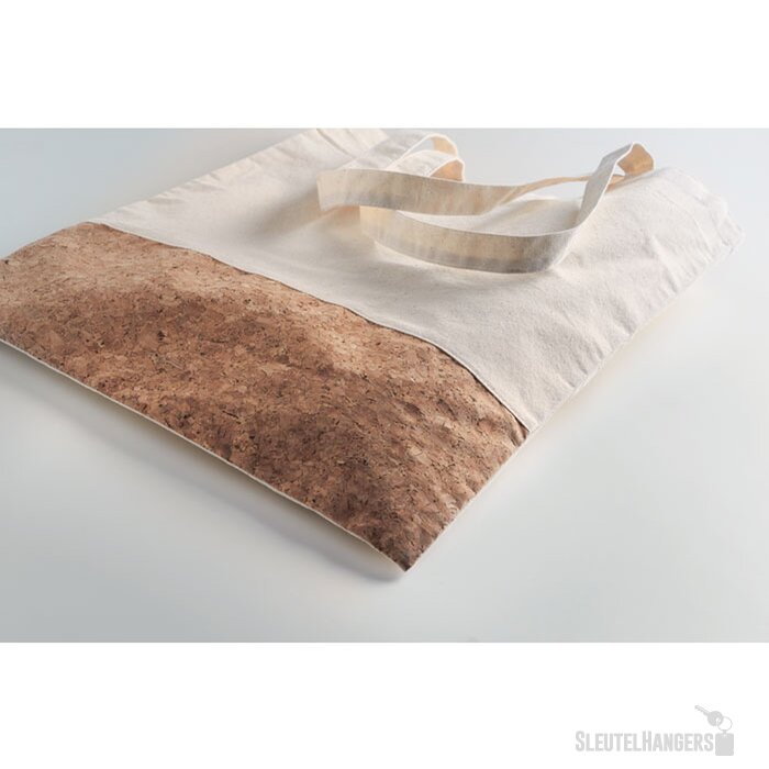 Boodschappentas met kurk Illa tote beige