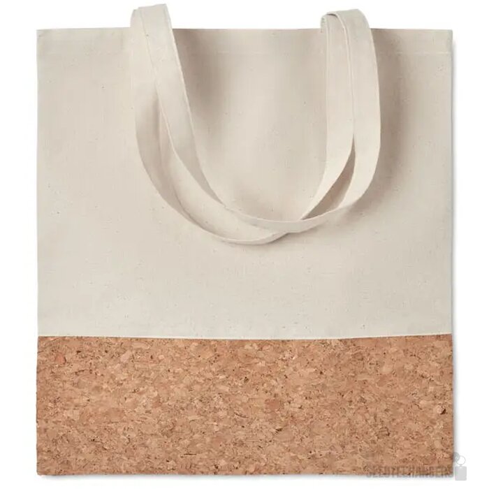 Boodschappentas met kurk Illa tote beige
