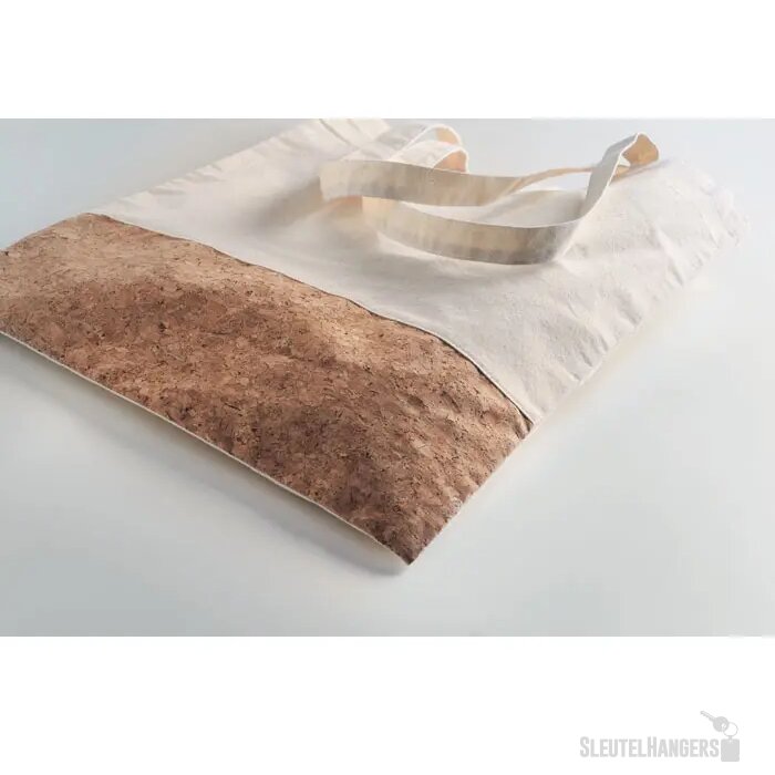 Boodschappentas met kurk Illa tote beige