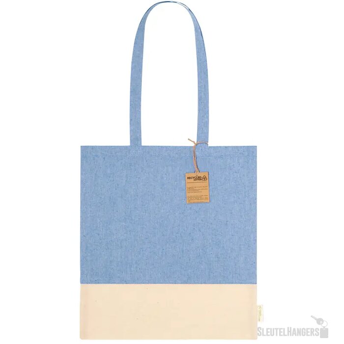Skadi Katoenen Shopper Blauw