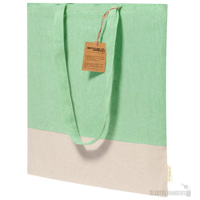 Skadi Katoenen Shopper Groen