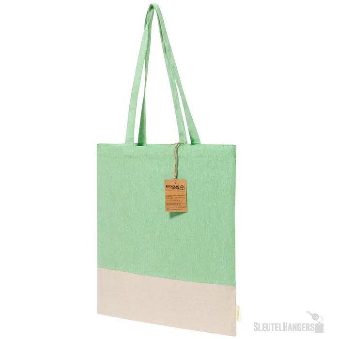 Skadi Katoenen Shopper Groen