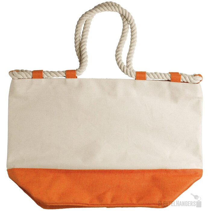 Draagtas canvas 380g/m² oranje