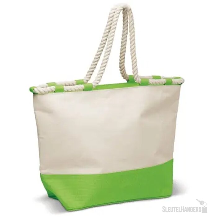 Draagtas canvas 380g/m² licht groen