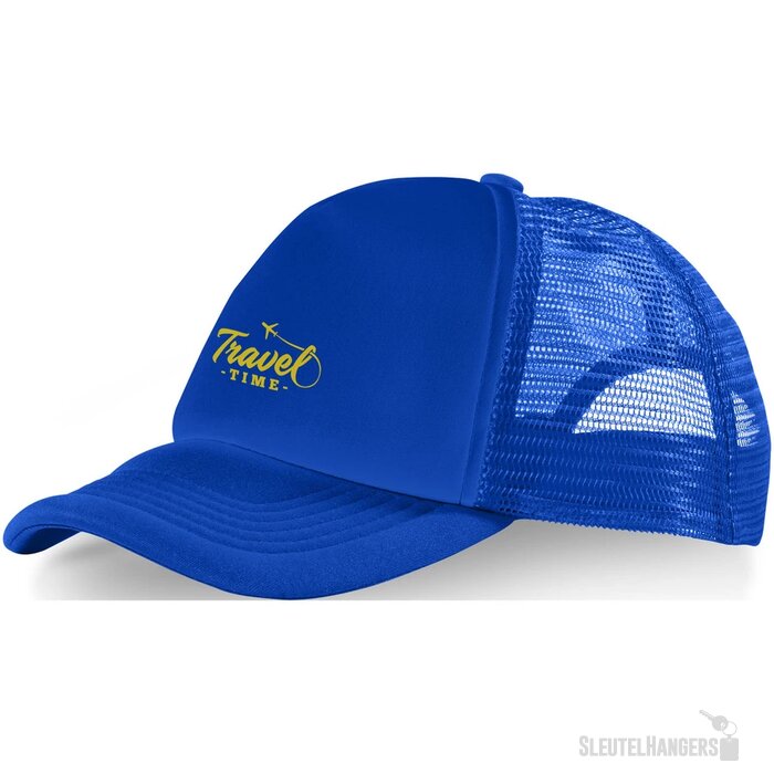 Trucker 5 panel cap Koningsblauw Koningsblauw/Koningsblauw