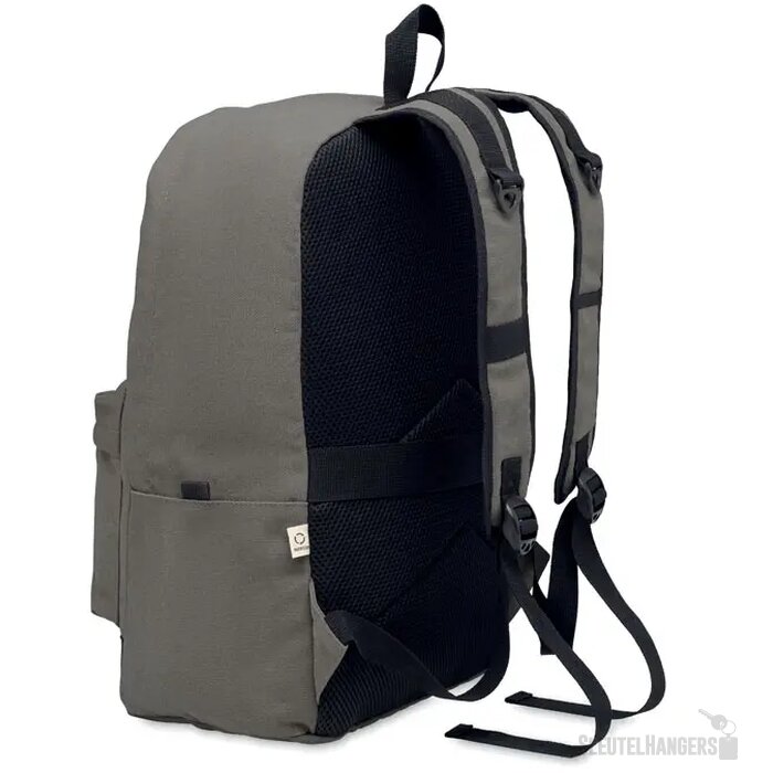 15 inch laptop rugzak Leirur steengrijs