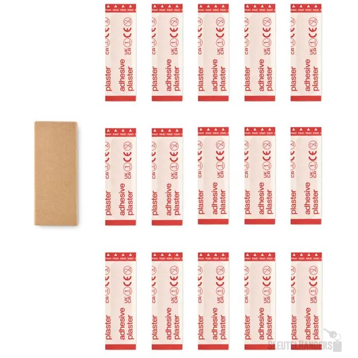 15 stuks pleisters Ouch beige