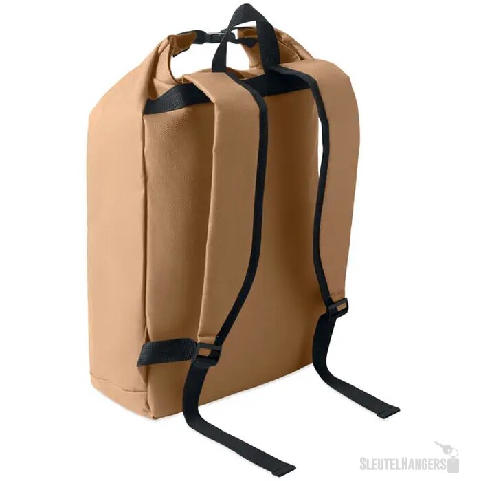 15" rolltop laptop rugzak Uniton khaki
