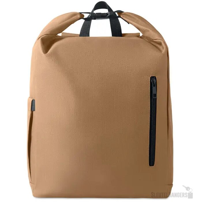 15" rolltop laptop rugzak Uniton khaki
