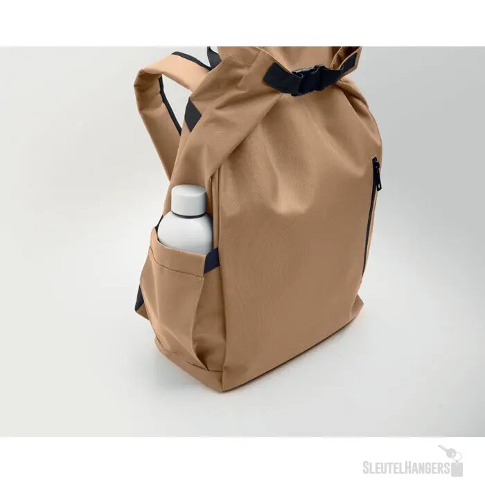 15" rolltop laptop rugzak Uniton khaki