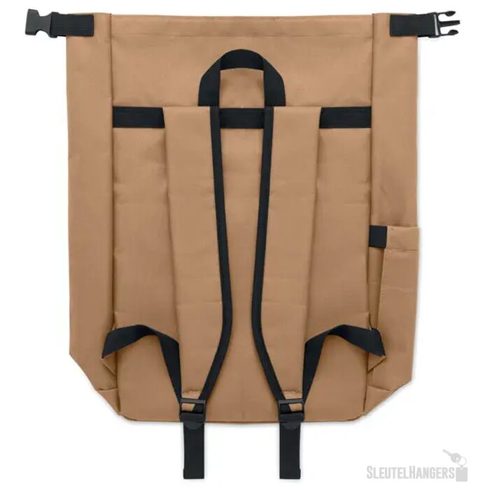 15" rolltop laptop rugzak Uniton khaki