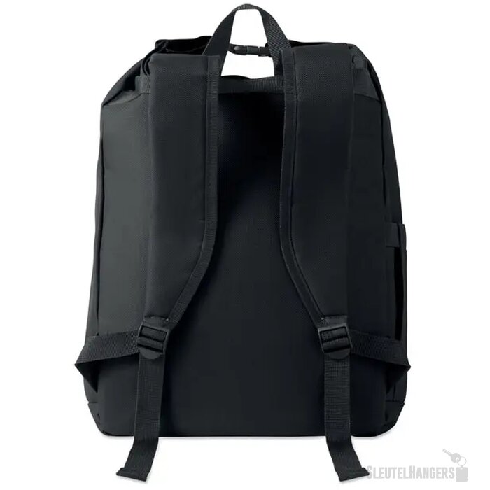 15" rolltop laptop rugzak Uniton zwart