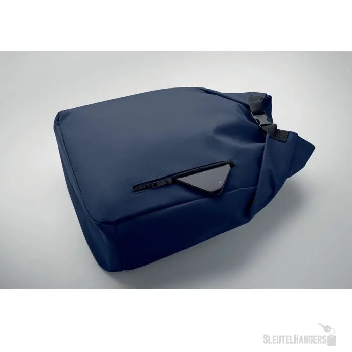 15" rolltop laptop rugzak Uniton marineblauw