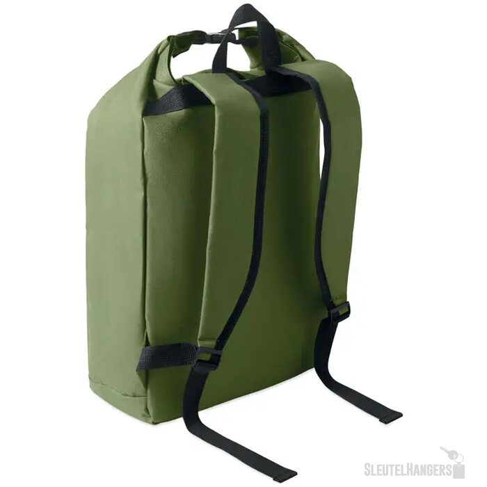 15" rolltop laptop rugzak Uniton legergroen