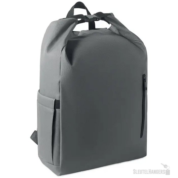 15" rolltop laptop rugzak Uniton steengrijs