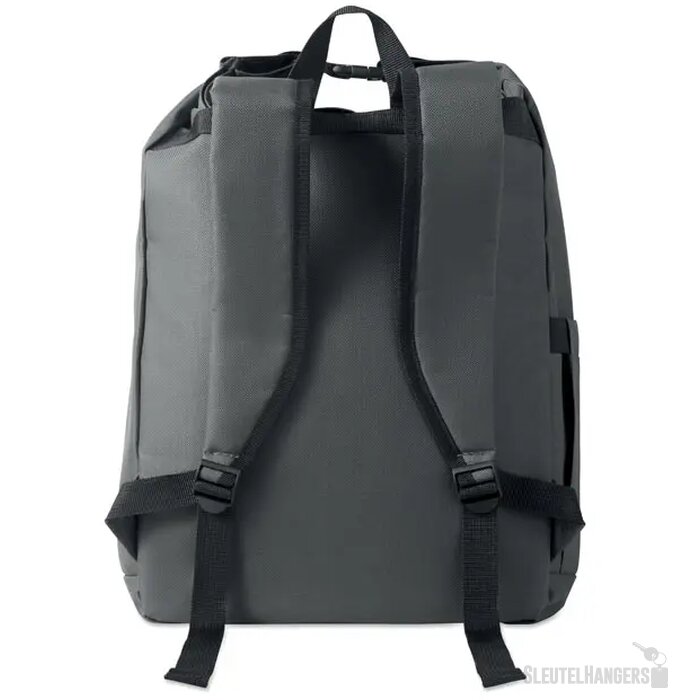 15" rolltop laptop rugzak Uniton steengrijs
