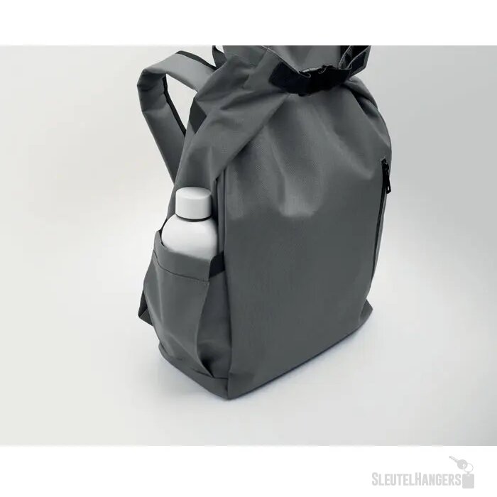 15" rolltop laptop rugzak Uniton steengrijs
