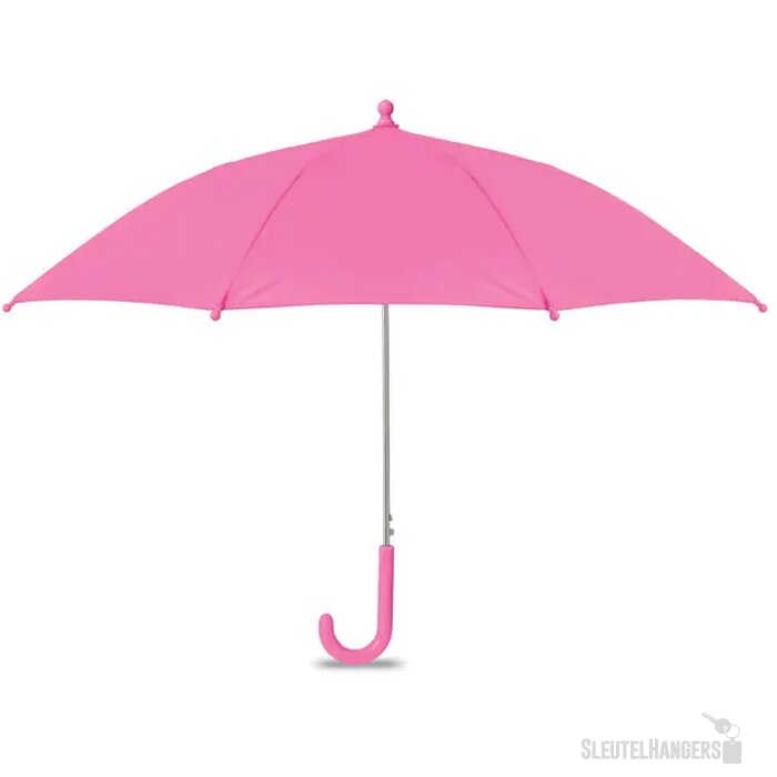 18" automatische kinderparaplu Drykid fuchsia