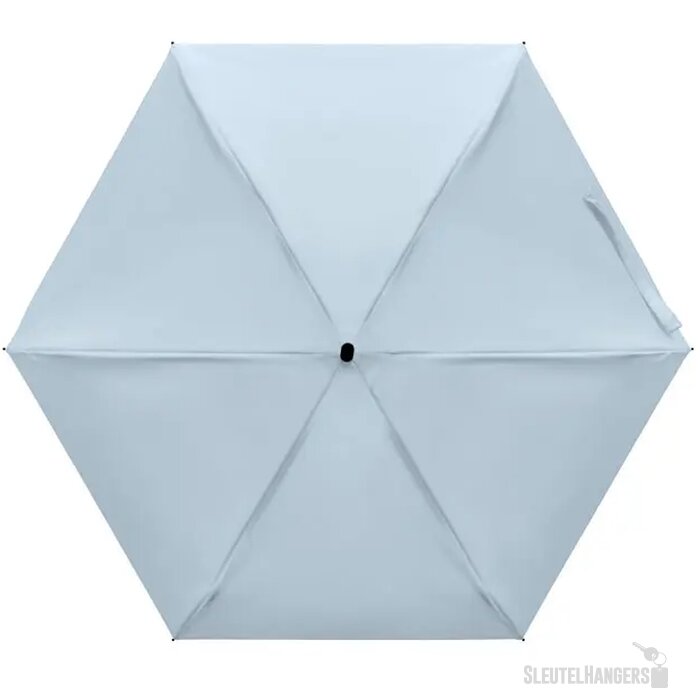 19" windbestendige paraplu Portland sin babyblauw