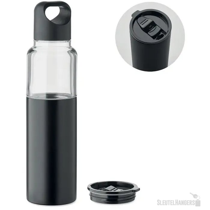 2-in-1 fles Dualuse Zwart
