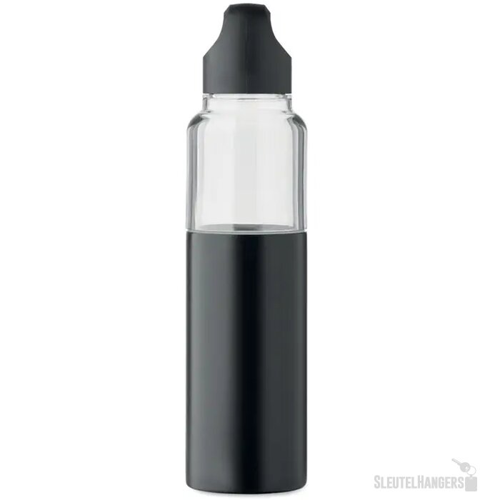2-in-1 fles Dualuse Zwart 610 ml