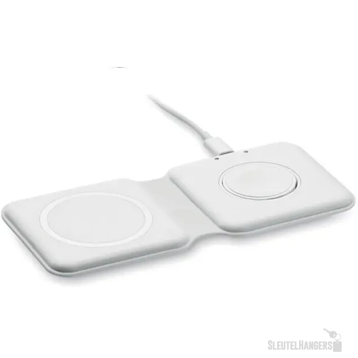 2-in-1 opvouwbare lader 15w Flip wit