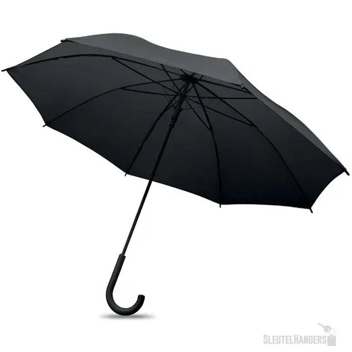 23 inch auto open paraplu Brala zwart