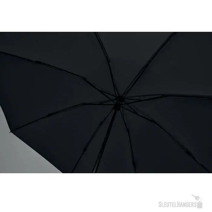 23" windbestendige paraplu Agumbe zwart