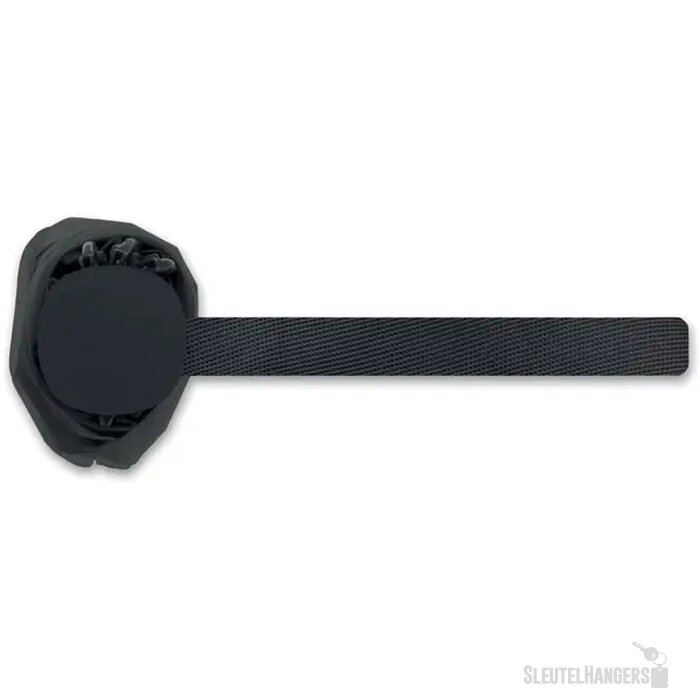 23" windbestendige paraplu Agumbe zwart