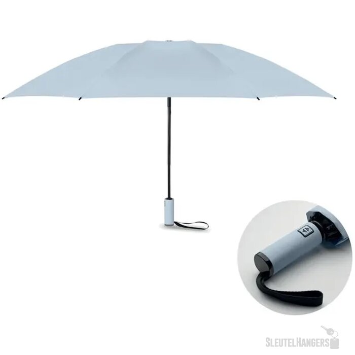 23" windbestendige paraplu Agumbe babyblauw