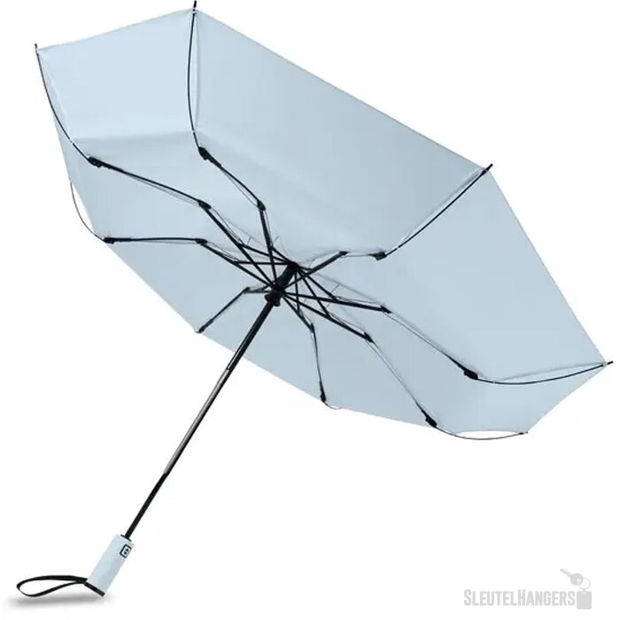 23" windbestendige paraplu Agumbe babyblauw