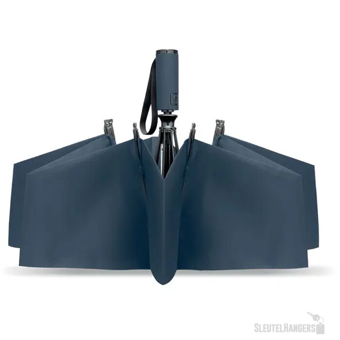 23" windbestendige paraplu Agumbe blauw