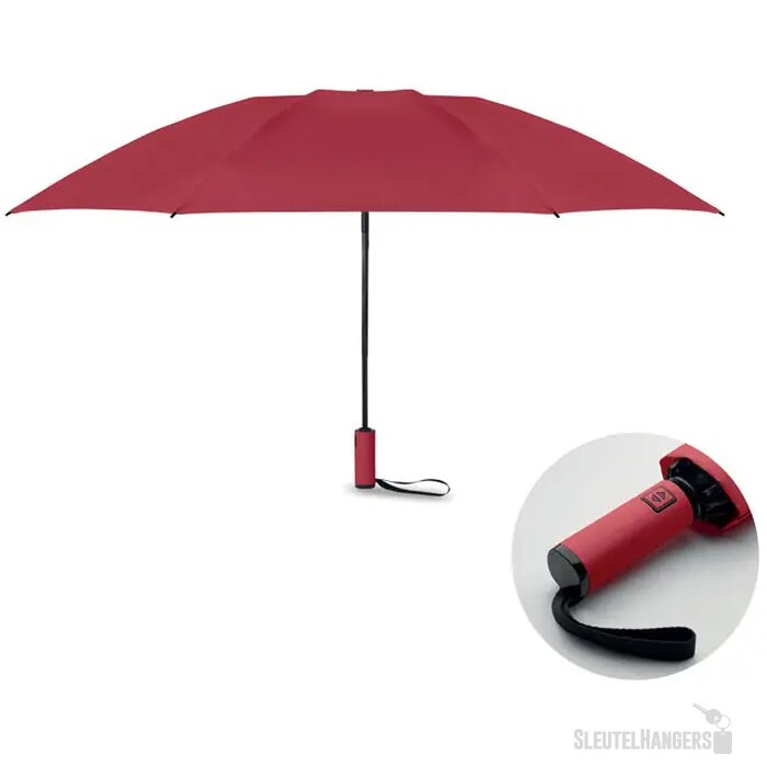 23" windbestendige paraplu Agumbe bordeaux