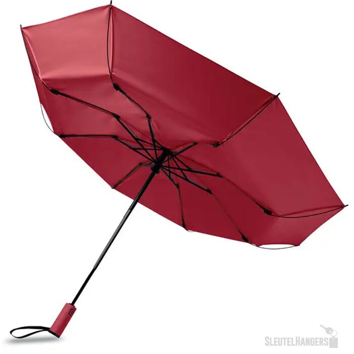 23" windbestendige paraplu Agumbe bordeaux