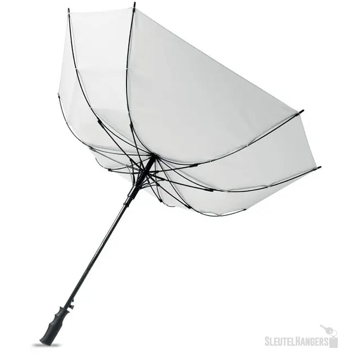 23" windbestendige paraplu Amboli Wit