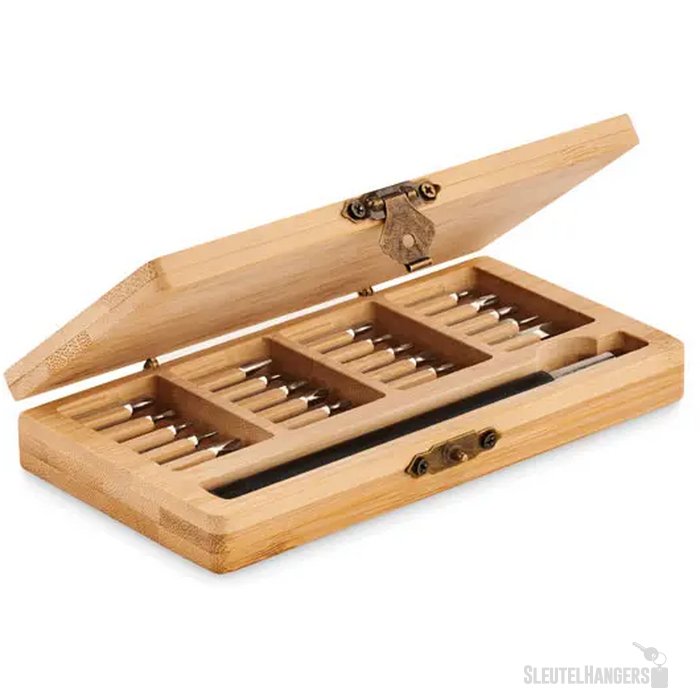 24-delige gereedschapsset Bamtool hout