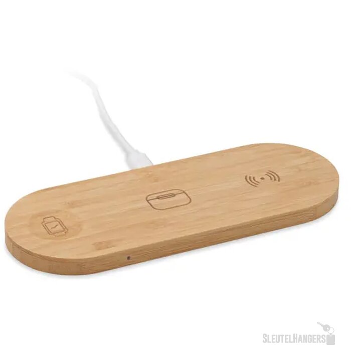 3-in-1 15w draadloze oplader Recpad Bruin