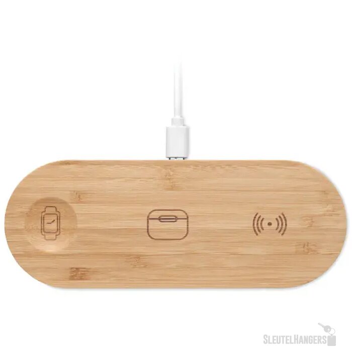 3-in-1 15w draadloze oplader Recpad Bruin
