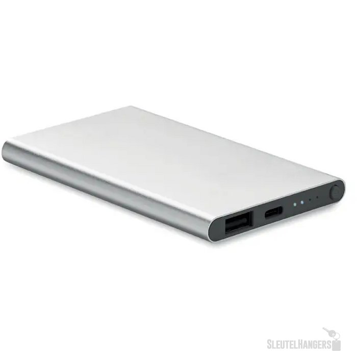 4000 mah power bank type c Powerflat c mat zilver