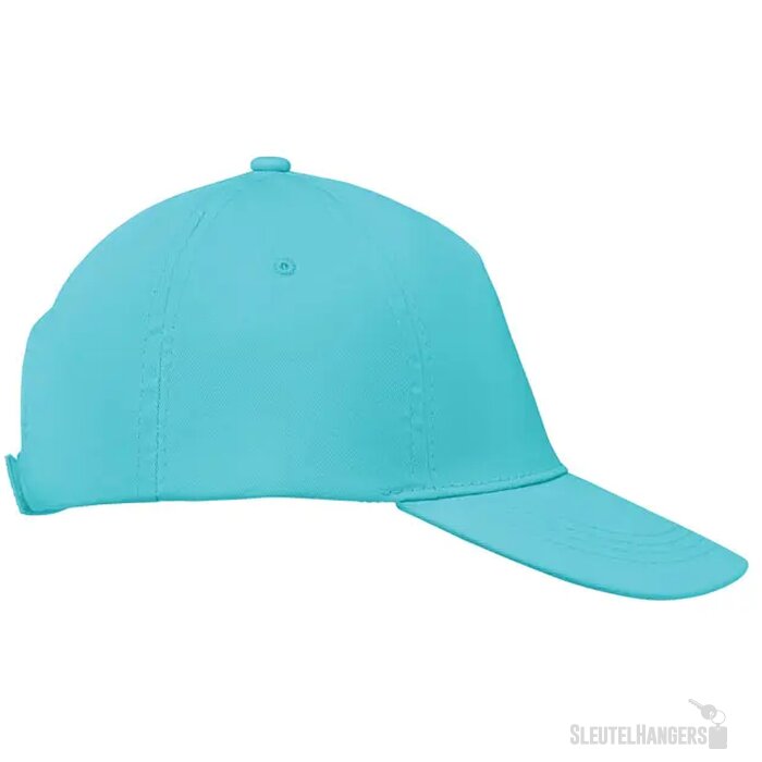 5 panelen baseballpet Buzz Turquoise
