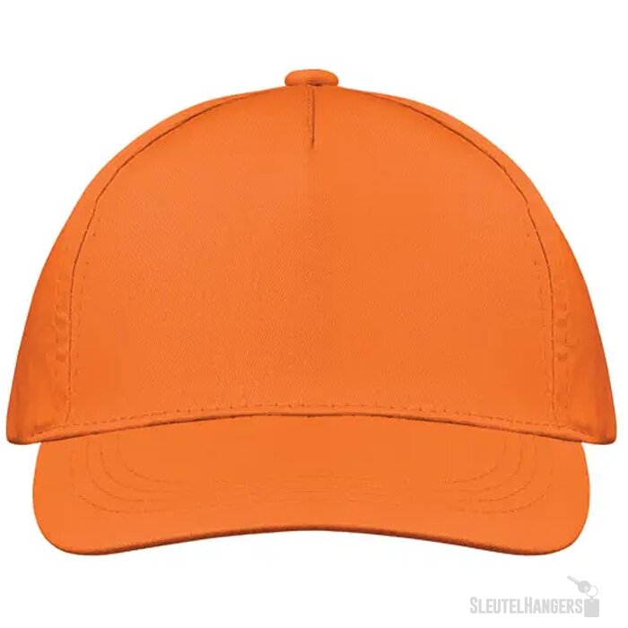 5 panelen baseballpet Buzz Oranje
